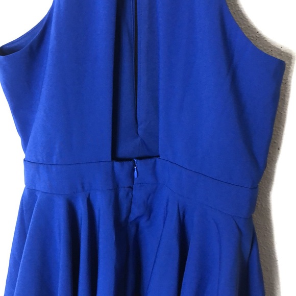 Smile Sweetly Royal Blue Skater Dress - Picture 8 of 10